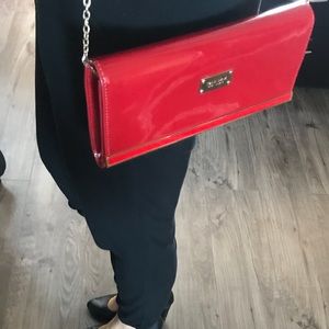 Red Nine West Clutch/Purse